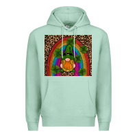 Seafoam st patricks day gnomes shamrock rainwow Premium Hoodie - RanaPortraitStore