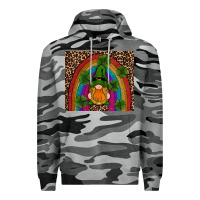 Slate Camo st patricks day gnomes shamrock rainwow Premium Hoodie - RanaPortraitStore