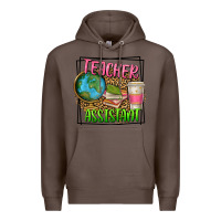 Coffee teacher assistant Premium Hoodie - texasbilliewilder