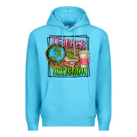 Ocean Blue teacher assistant Premium Hoodie - texasbilliewilder