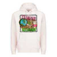 Pale Pink teacher assistant Premium Hoodie - texasbilliewilder