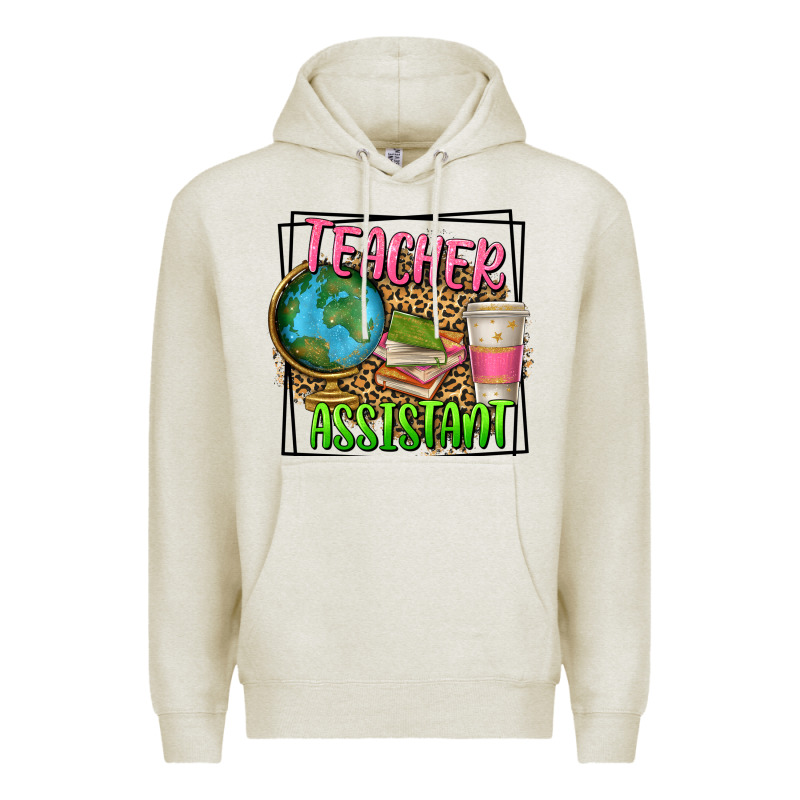 Teacher Assistant Premium Hoodie by texasbilliewilder | Teevron