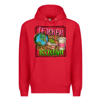 Red teacher assistant Premium Hoodie - texasbilliewilder