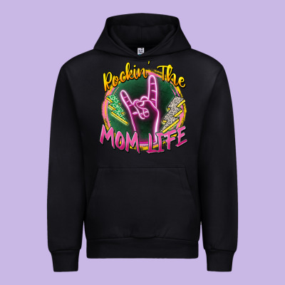 Urban Hoodie rockin' the mom life