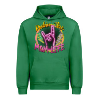 Emerald rockin' the mom life Urban Hoodie - Zillion Design Studio