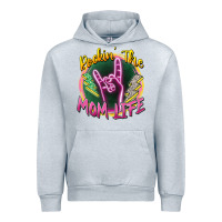 Heather Grey rockin' the mom life Urban Hoodie - Zillion Design Studio
