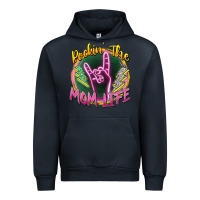 Navy rockin' the mom life Urban Hoodie - Zillion Design Studio
