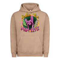 Pigment Burro rockin' the mom life Urban Hoodie - Zillion Design Studio
