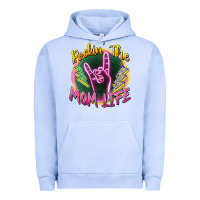 Pigment Grape Ice rockin' the mom life Urban Hoodie - Zillion Design Studio