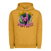Pigment Peanut Butter rockin' the mom life Urban Hoodie - Zillion Design Studio
