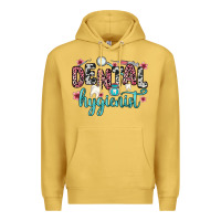 Antique Gold dental hygienist Premium Hoodie - Zillion Design Studio