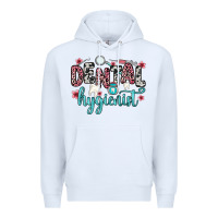 White dental hygienist Premium Hoodie - Zillion Design Studio