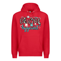 Red dental hygienist Premium Hoodie - Zillion Design Studio