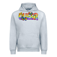 Heather Grey queer pride lgbtq Urban Hoodie - texasbilliewilder