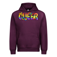 Mauve Wine queer pride lgbtq Urban Hoodie - texasbilliewilder
