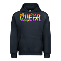 Navy queer pride lgbtq Urban Hoodie - texasbilliewilder
