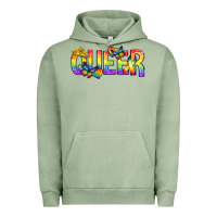 Pigment Oil Green queer pride lgbtq Urban Hoodie - texasbilliewilder