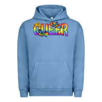 Pigment Pebble Blue queer pride lgbtq Urban Hoodie - texasbilliewilder