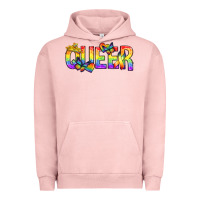 Pigment Salmon queer pride lgbtq Urban Hoodie - texasbilliewilder