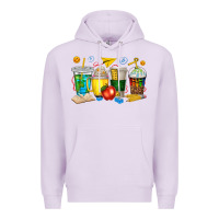 Lilac teacher coffee cups tbw Premium Hoodie - texasbilliewilder