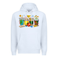 White teacher coffee cups tbw Premium Hoodie - texasbilliewilder