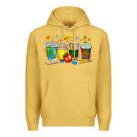 Antique Gold teacher coffee cups tbw Premium Hoodie - texasbilliewilder