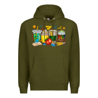 Army Green teacher coffee cups tbw Premium Hoodie - texasbilliewilder