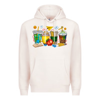 Pale Pink teacher coffee cups tbw Premium Hoodie - texasbilliewilder