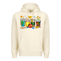 Sandshell teacher coffee cups tbw Premium Hoodie - texasbilliewilder