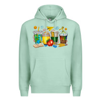 Seafoam teacher coffee cups tbw Premium Hoodie - texasbilliewilder