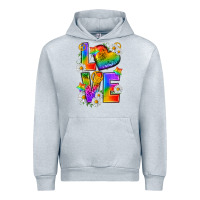 Heather Grey pride love Urban Hoodie - texasbilliewilder
