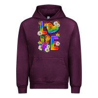 Mauve Wine pride love Urban Hoodie - texasbilliewilder