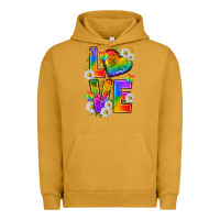Pigment Peanut Butter pride love Urban Hoodie - texasbilliewilder