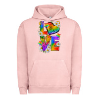 Pigment Salmon pride love Urban Hoodie - texasbilliewilder