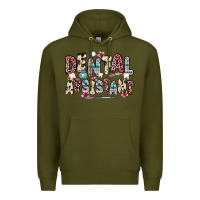 Army Green dental assistant Premium Hoodie - Zillion Design Studio