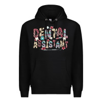 Black dental assistant Premium Hoodie - Zillion Design Studio