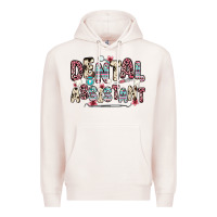 Pale Pink dental assistant Premium Hoodie - Zillion Design Studio