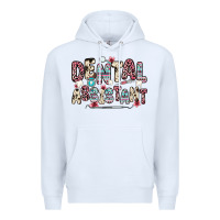White dental assistant Premium Hoodie - Zillion Design Studio