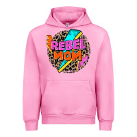 Fuchsia Pink rebel mom Urban Hoodie - Zillion Design Studio