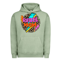 Pigment Oil Green rebel mom Urban Hoodie - Zillion Design Studio