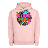 Pigment Salmon rebel mom Urban Hoodie - Zillion Design Studio
