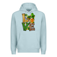 Blue Mist st patricks day gnomes shamrock love Premium Hoodie - RanaPortraitStore