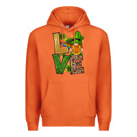 Carrot st patricks day gnomes shamrock love Premium Hoodie - RanaPortraitStore