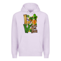 Lilac st patricks day gnomes shamrock love Premium Hoodie - RanaPortraitStore