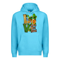 Ocean Blue st patricks day gnomes shamrock love Premium Hoodie - RanaPortraitStore