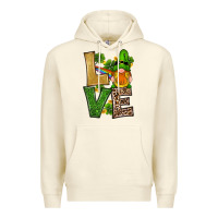 Sandshell st patricks day gnomes shamrock love Premium Hoodie - RanaPortraitStore