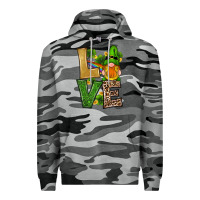 Slate Camo st patricks day gnomes shamrock love Premium Hoodie - RanaPortraitStore