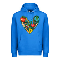 True Royal teacher  heart Premium Hoodie - texasbilliewilder