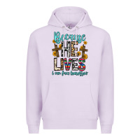 Lilac because he lives i can face tomorrow Premium Hoodie - Zillion Design Studio