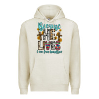 Oatmeal Heather because he lives i can face tomorrow Premium Hoodie - Zillion Design Studio